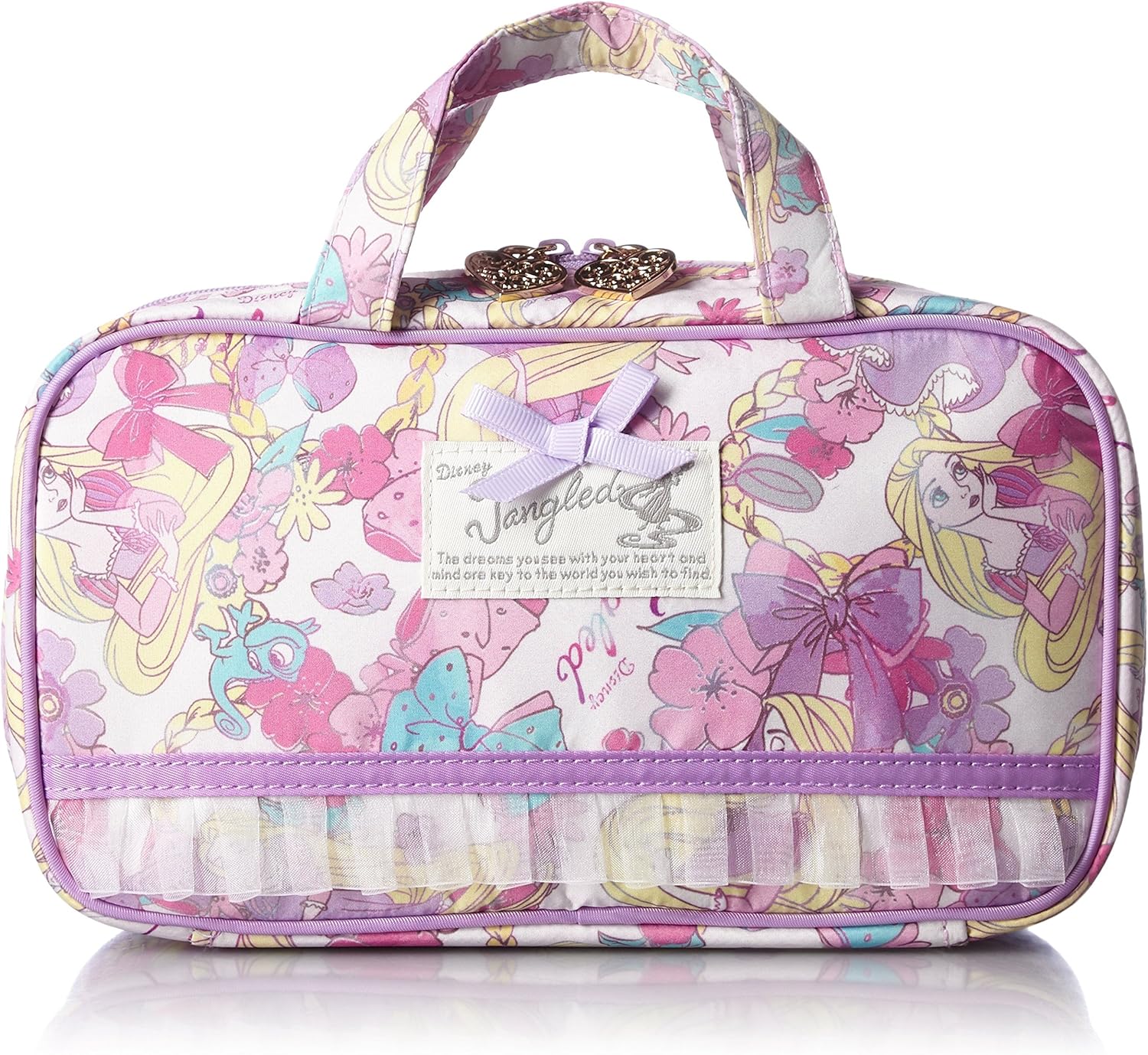 Amazon ディズニー バニティポーチ ラプンツェル Dn ピンク Disney ディズニー ポーチ