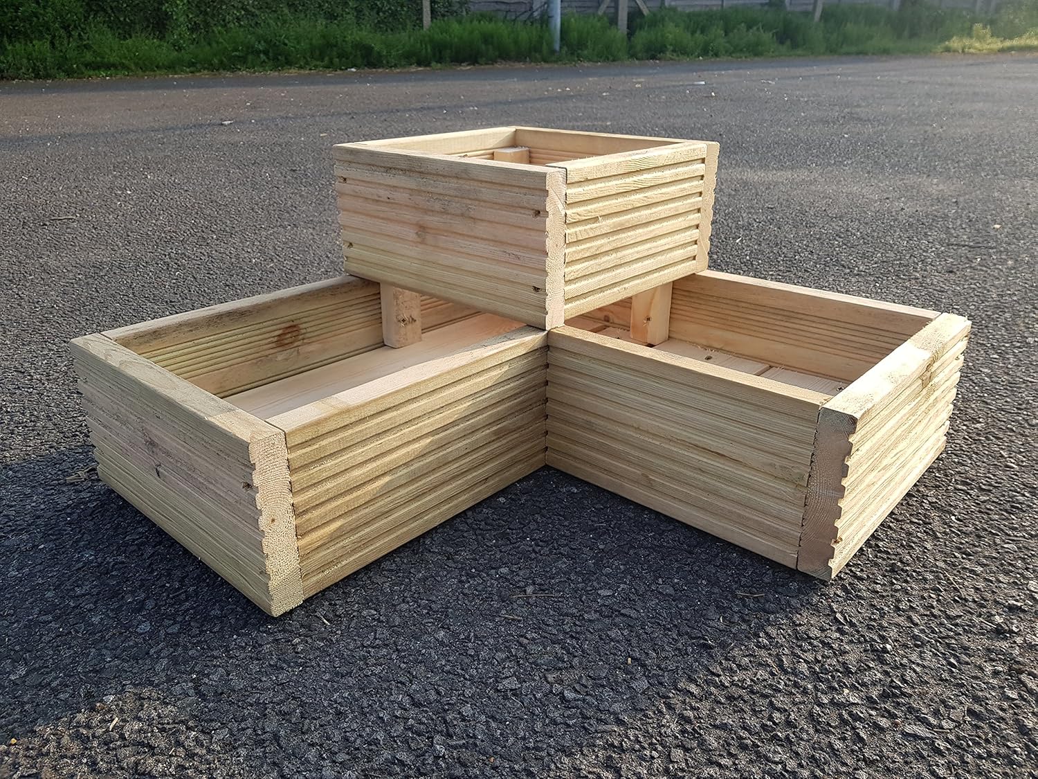 2 tier corner planter Amazon.co.uk Garden & Outdoors