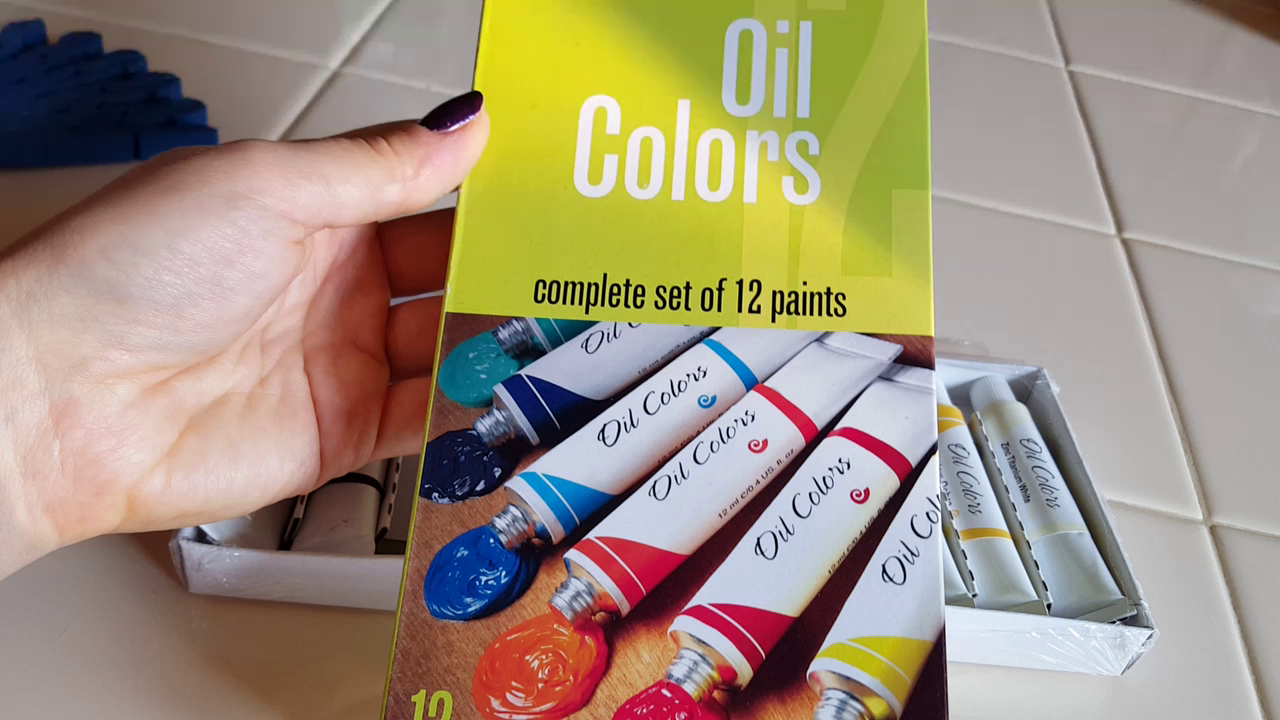 US Art Supply Professional Oil Paints 12 Tubes Oil Colours