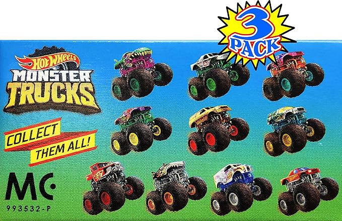 hot wheels mini monster trucks series 2