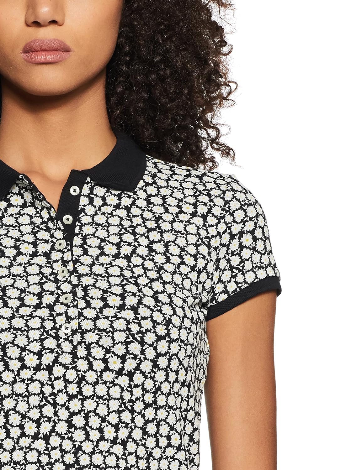 gap women's short sleeve printed polo