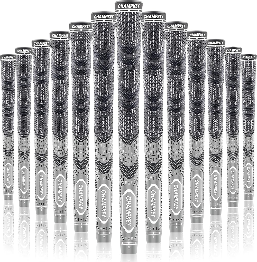 CHAMPKEY MCS Premium Golf Grips 13 Pack All Weather Control 60 Round Core