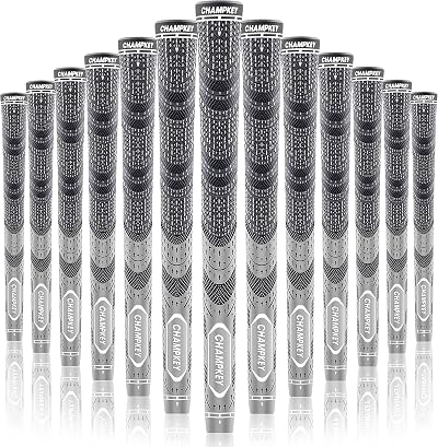 CHAMPKEY MCS Premium Golf Grips 13 Pack All Weather Control 60 Round Core