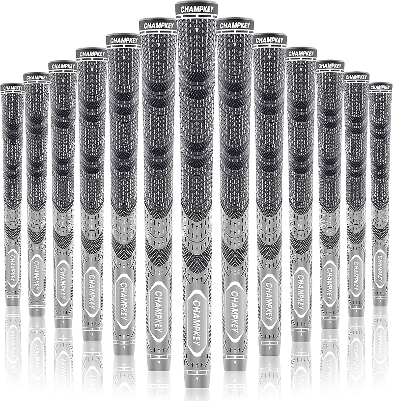 CHAMPKEY MCS Premium Golf Grips 13 Pack All Weather Control 60 Round Core