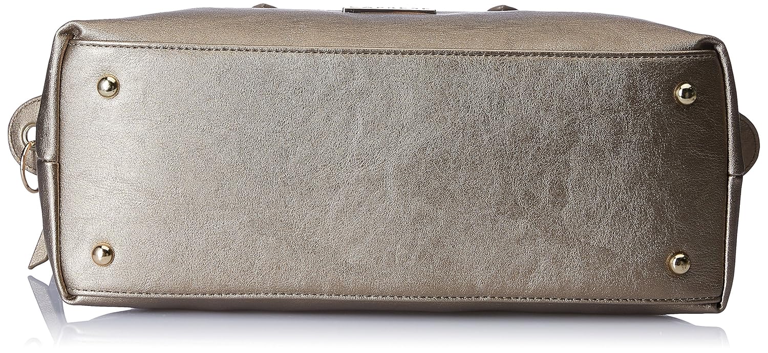 caprese women's satchel (pale bronze metallic)