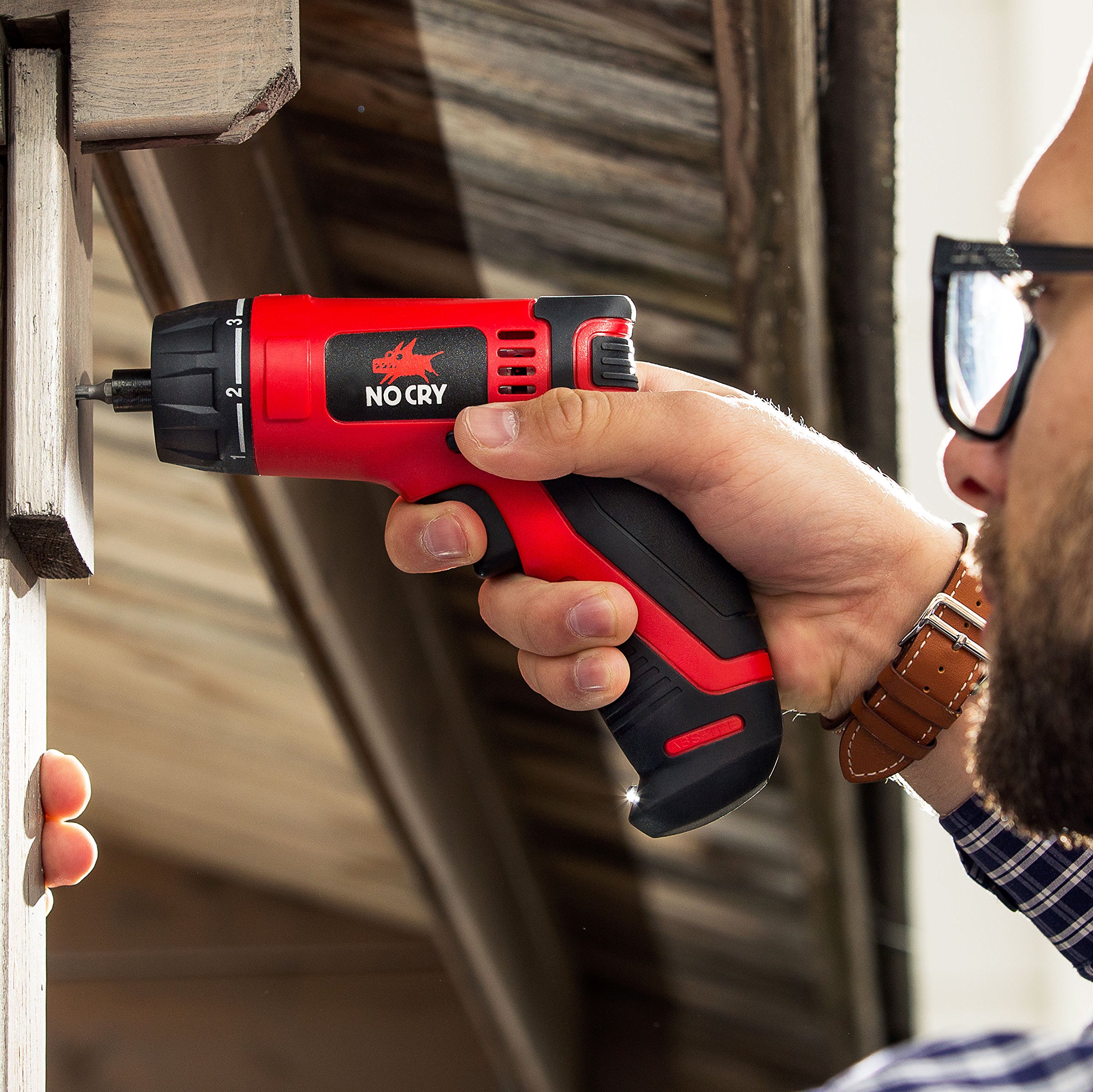 NoCry 10 N.m Cordless Electric Screwdriver with 30 Screw Bits Set, eBay