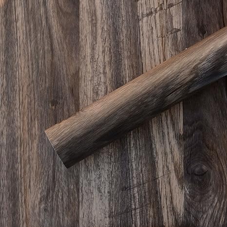 Amazon Sundeck 木目調装飾シート 木目調カッティングシート リフォームシート 木目柄シート 粘着シート 化粧シート 幅1 24ｍ 長さ1ｍ 壁紙