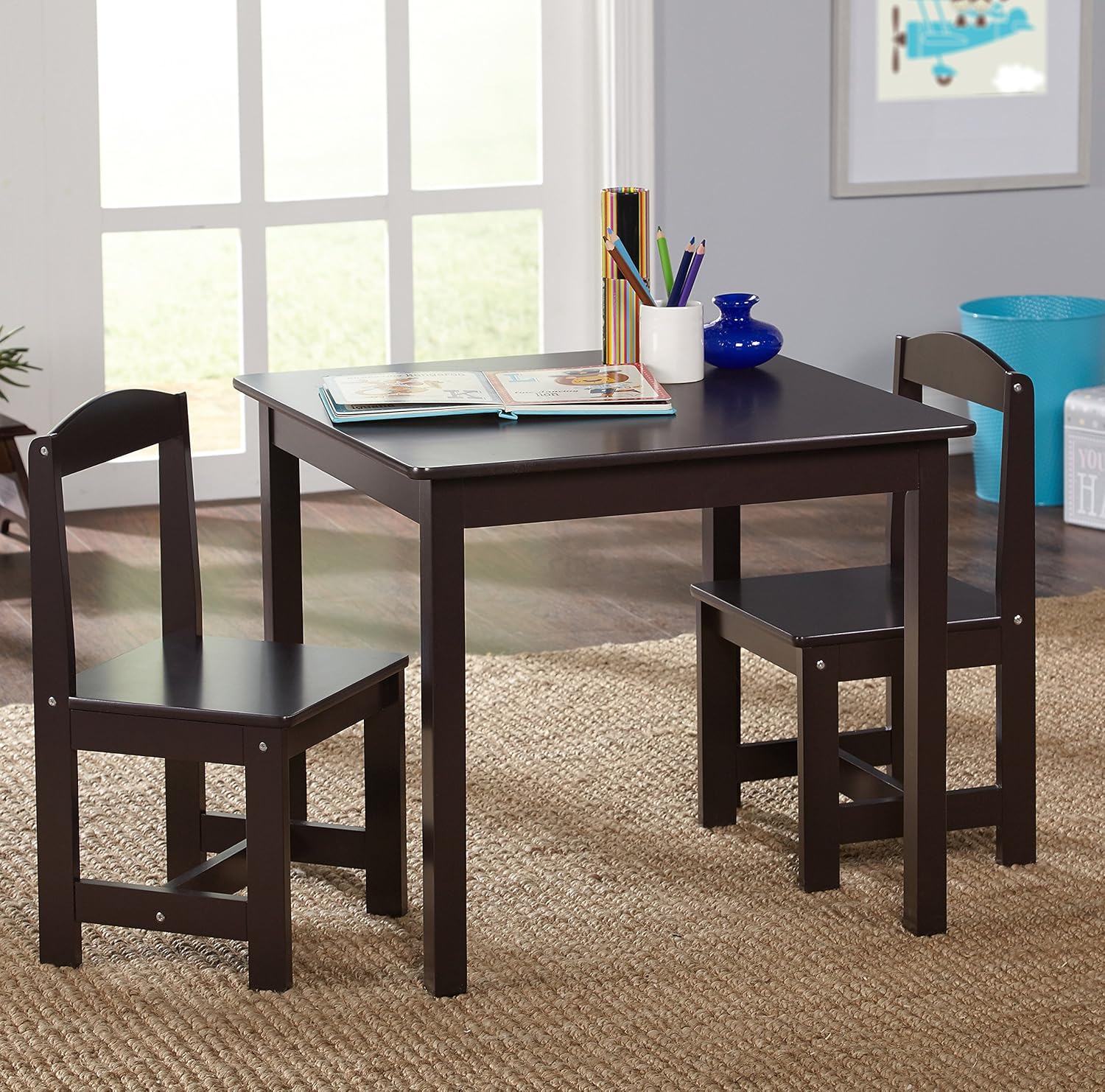 Espresso Target Marketing Systems 91120esp Hayden Kids Table And Espresso Target Marketing Systems 91120esp Hayden Kids Table And