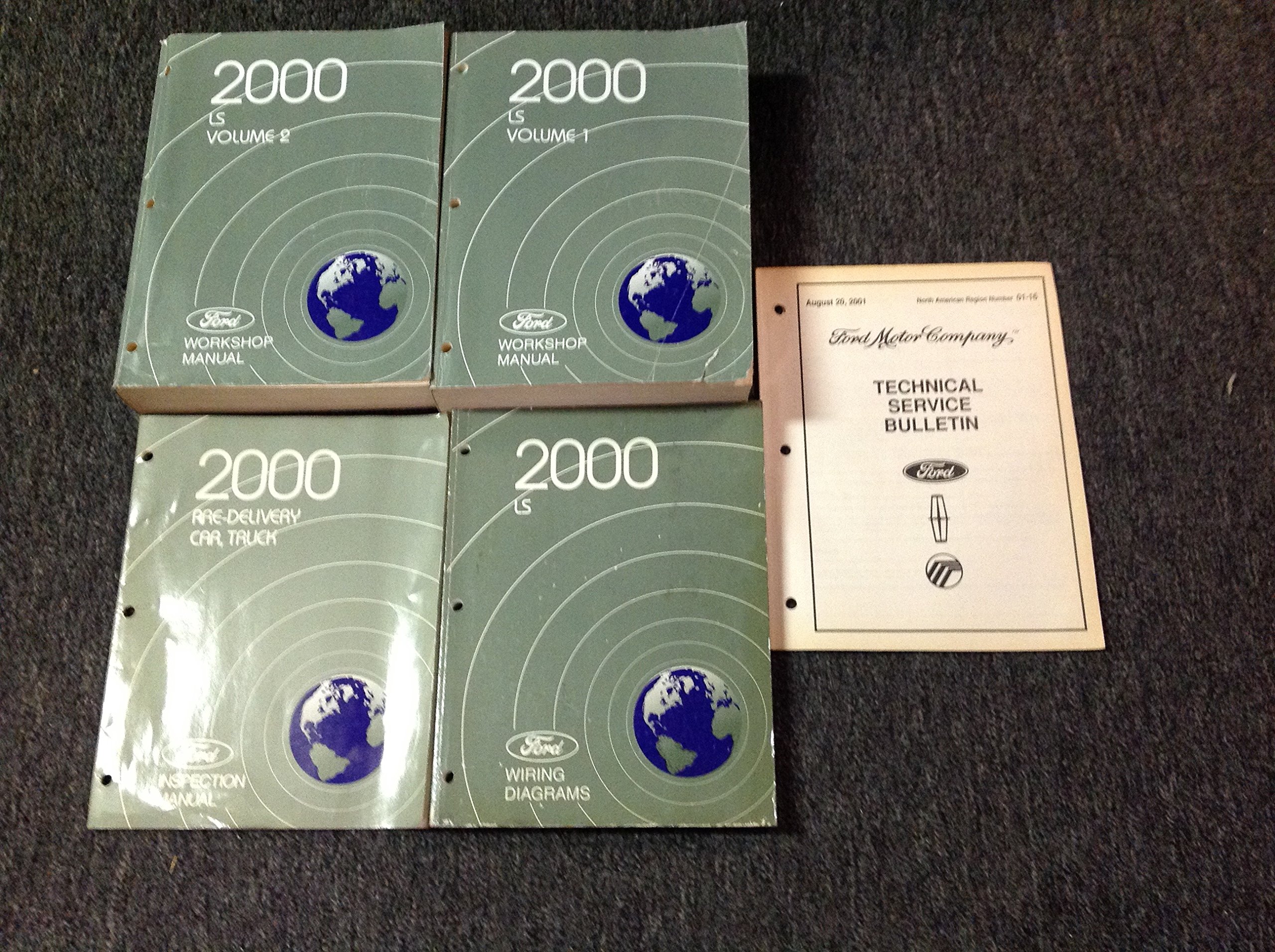 2000 LINCOLN LS Service Shop Repair Workshop Manual Set W EWD Pre Delivery  TSB Paperback – 2000