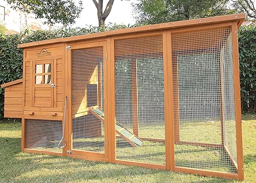 Pets Imperial Arlington Chicken Coop With Extra Long Run 8ft25m And Ashpalt Roof Suitable For 46 Birds Depending On Size