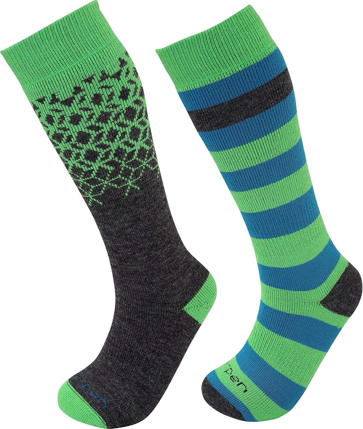 Lorpen Merino Kids Ski Socks (2-Pack) : Clothing