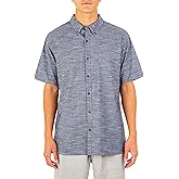 Hurley Men's One and Only Textured Short Sleeve Button Up