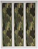 Camouflage Camo Edible Icing Image Cake Strips Side