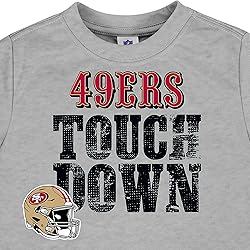Gerber Unisex Baby NFL 3 Pack Short Sleeve Fan Tee