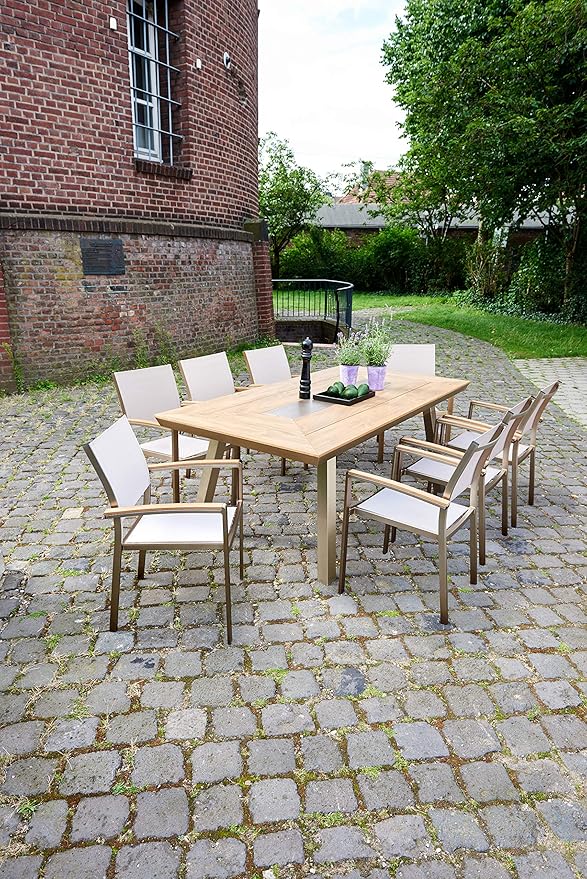 Esstisch Mit Stauraum / Holztisch Merkur aus Eiche mit Säulengestell