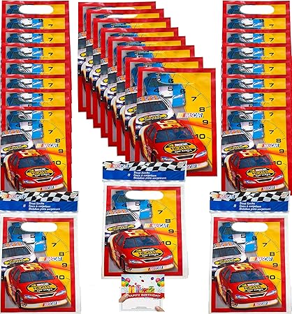 Amazon.com: Nascar Party Supplies - Bolsas de plástico para ...