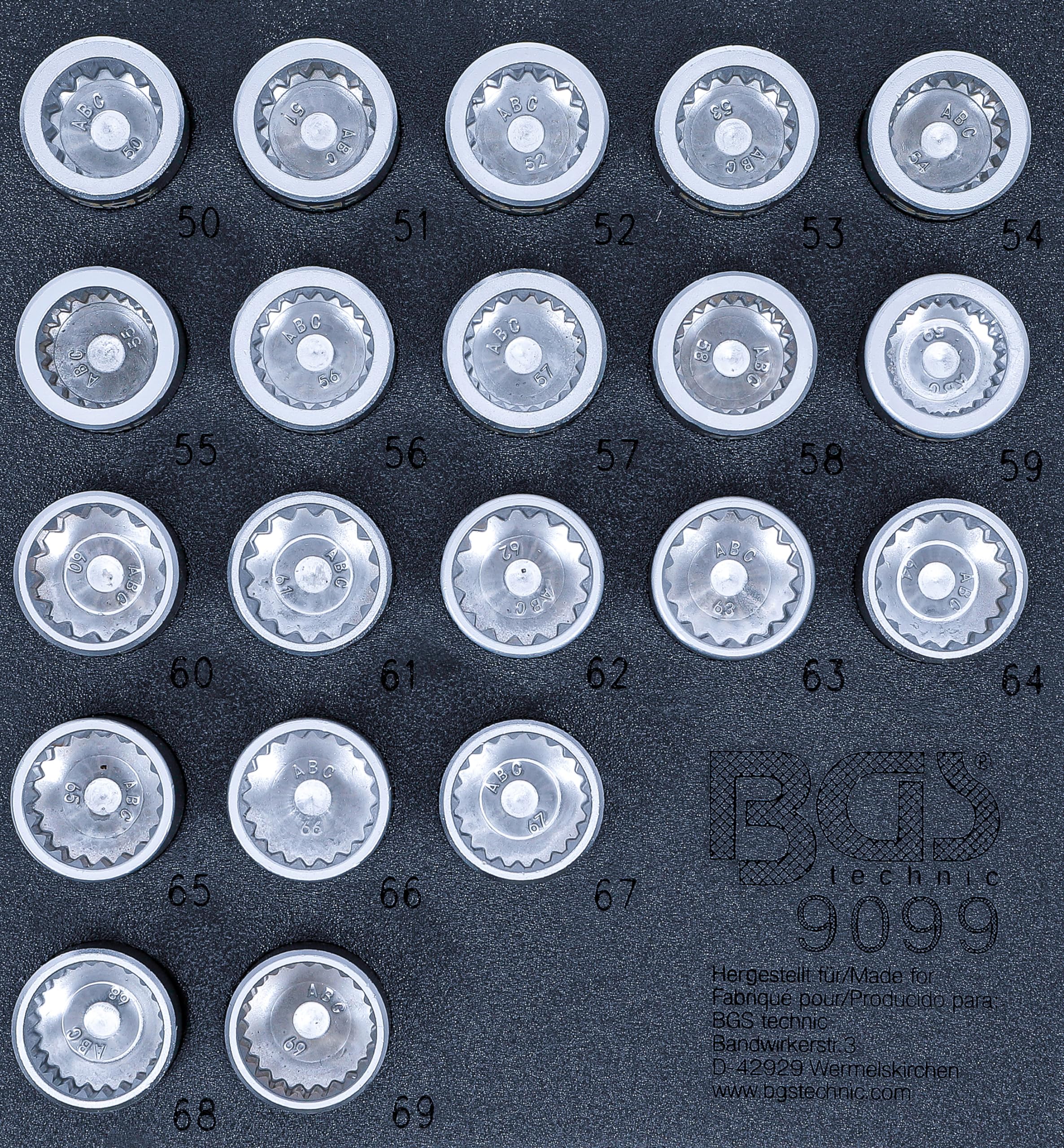 BGS 9099 | Tool Tray 1/6: Rim Lock Tool Set for Porsche and VW Touareg | 20 pcs.