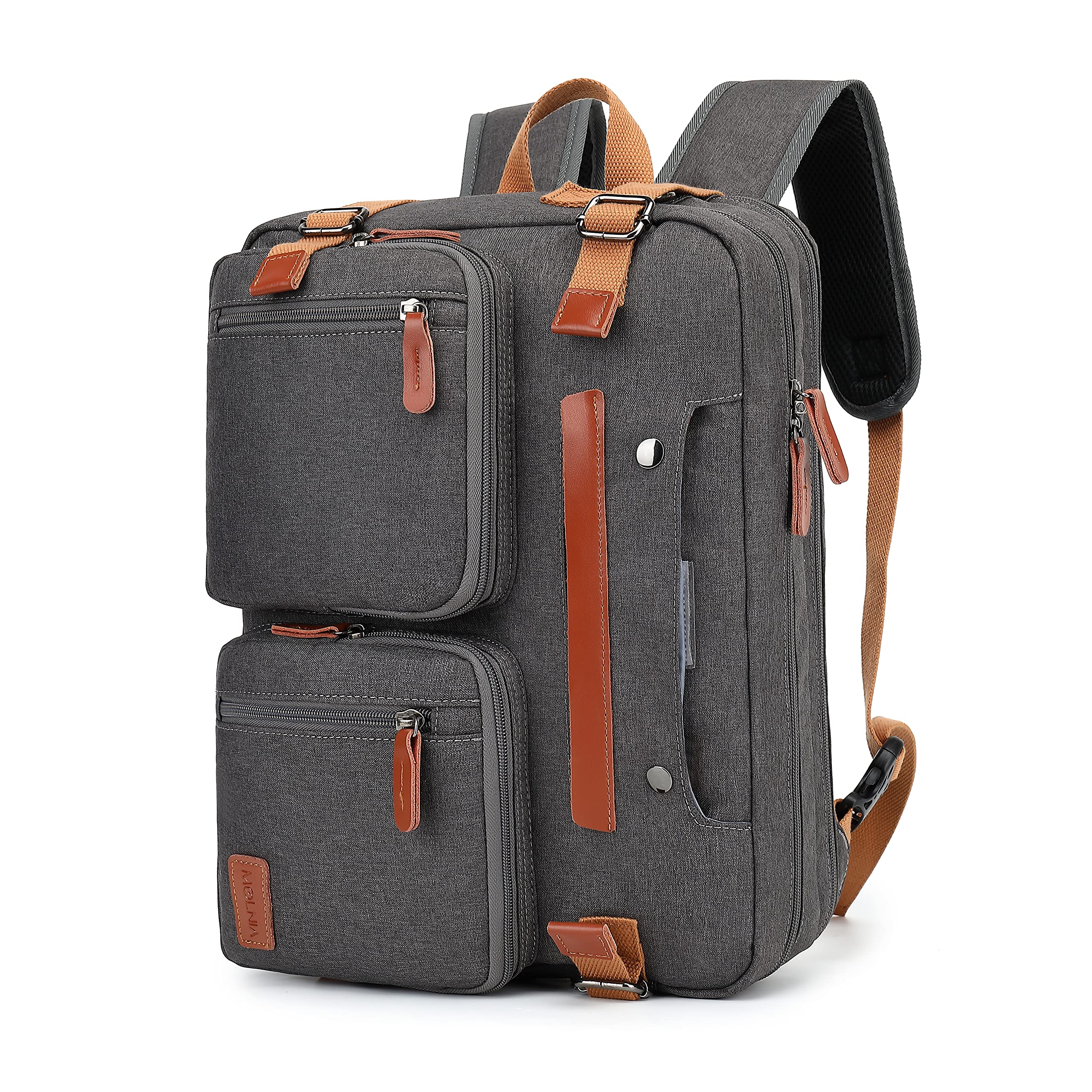 Photo 1 of MOLNIA 3 in 1 Laptop Backpack, 17.3 inch Computer Bags for Men, Laptop Backpack for Men, for Travel Bussiness Men Women,Dark Grey