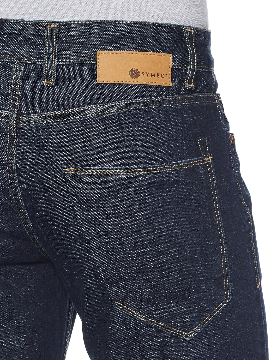 symbol amazon brand men's relaxed fit jeans