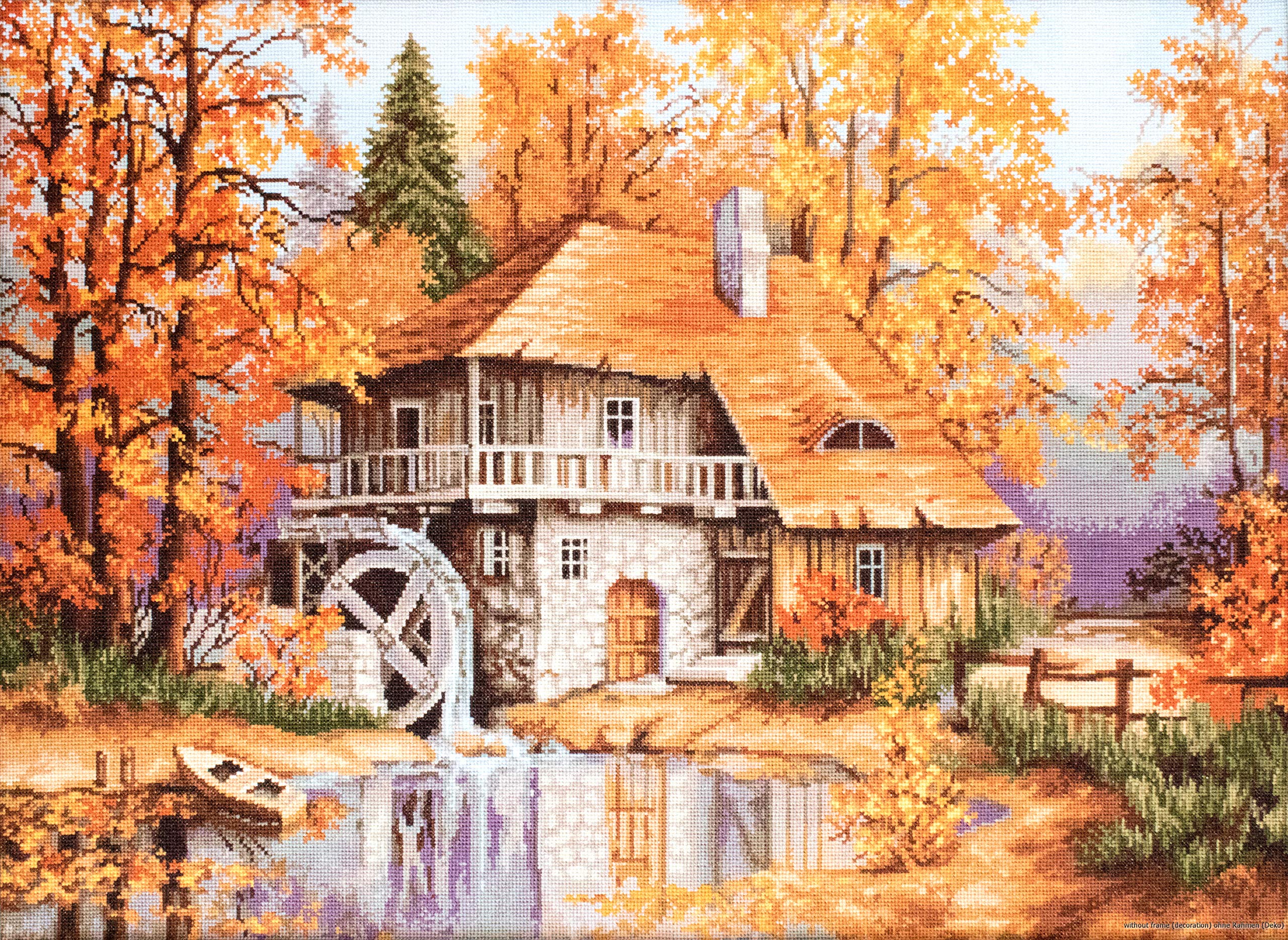Luca-S B481 Autumn Landscape - Cross Stitch Kit
