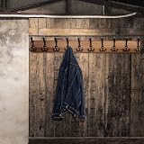 WEBI Coat Rack Wall Mount 98cm Long 10 Hooks Solid Wood Rustic Brown view 5