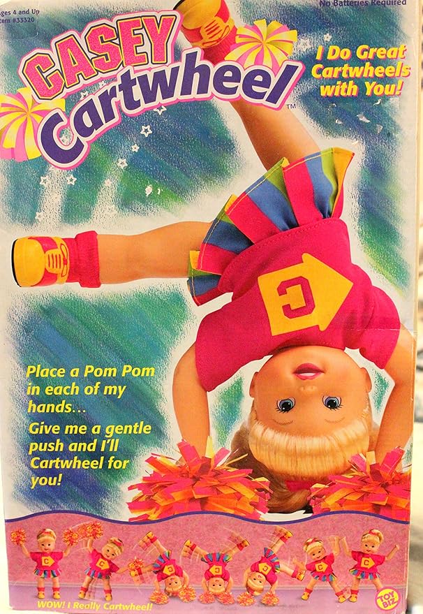 Casey Cartwheel Doll with Pom Poms Amazon.co.uk Toys & Games