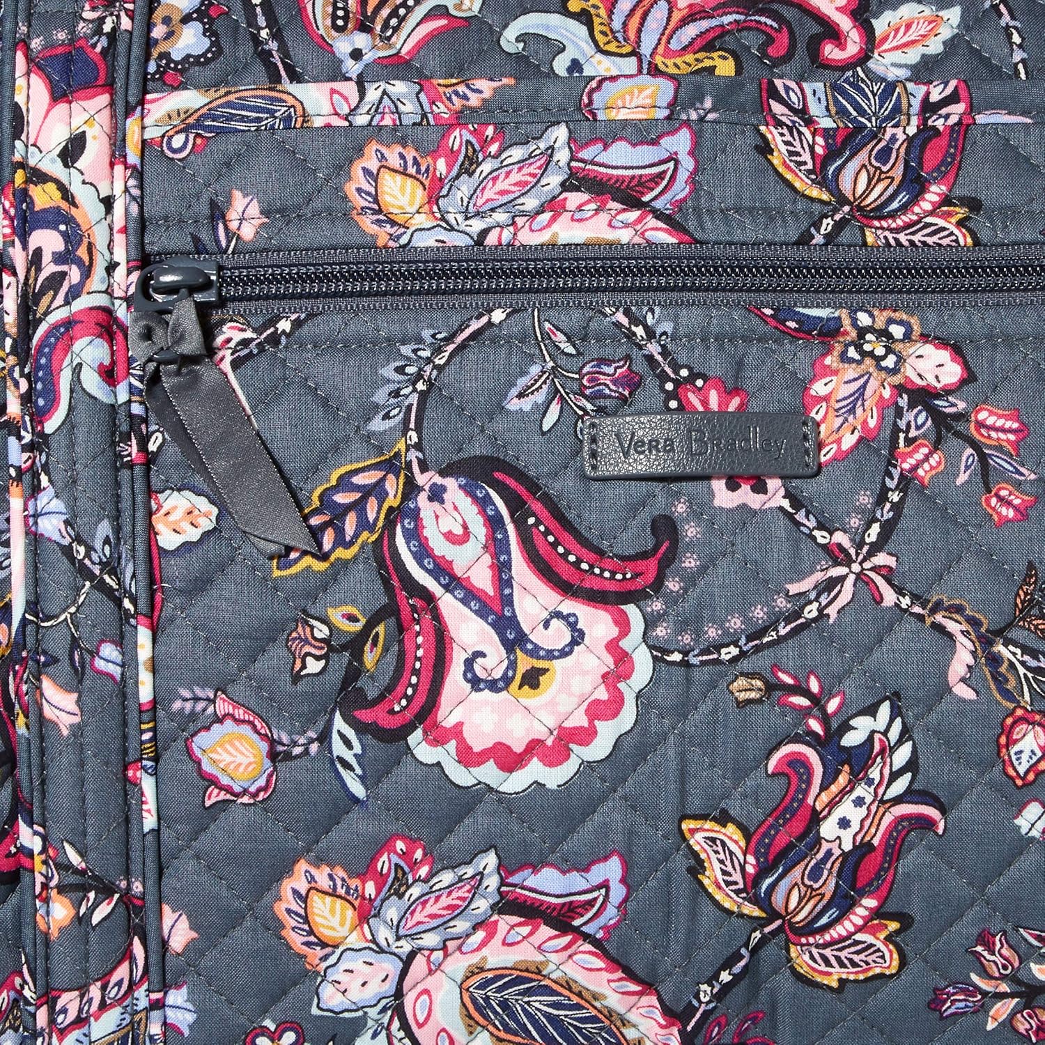 Vera Bradley Women's Signature Cotton Large Travel Duffel Bag, Felicity Paisley, One Size: Shoes