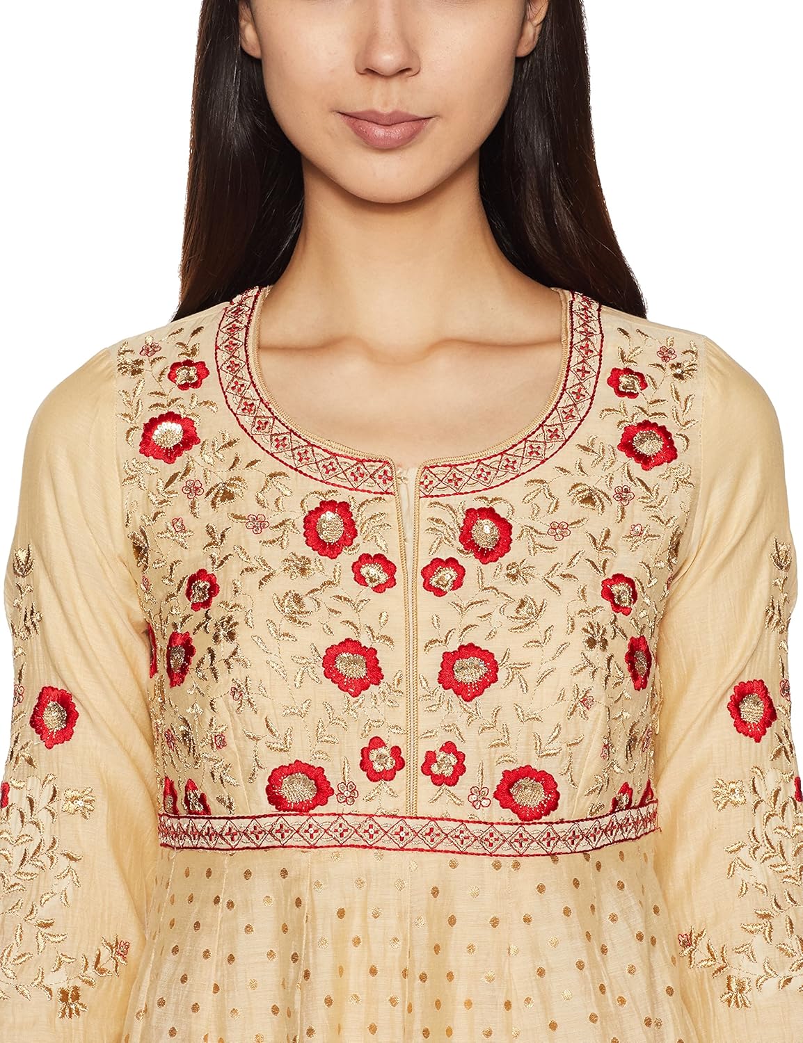 biba women's anarkali salwar suit