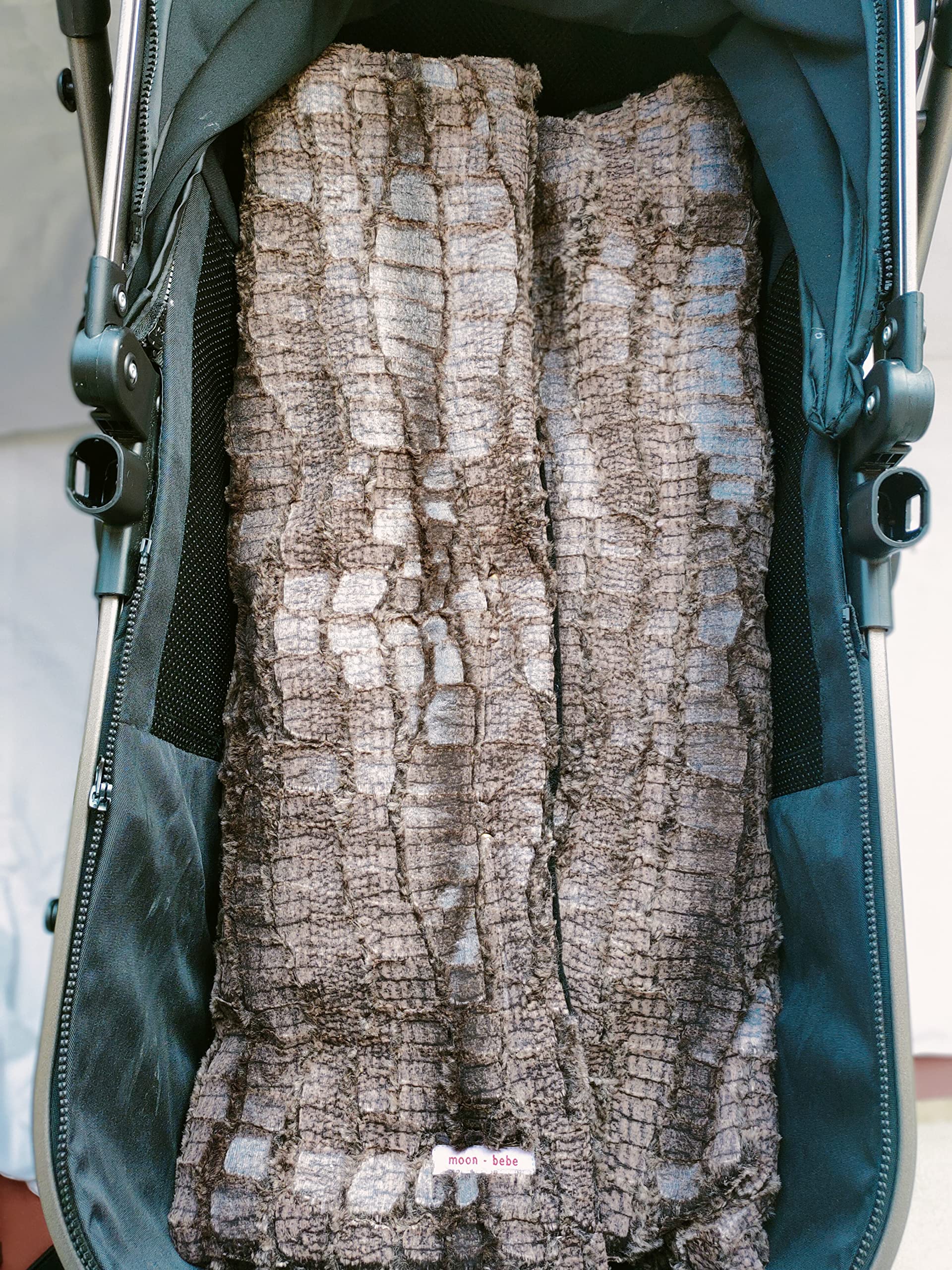 moon-bebe Universal Cotton Bag for Cuckoo and Carrycot (Brown)