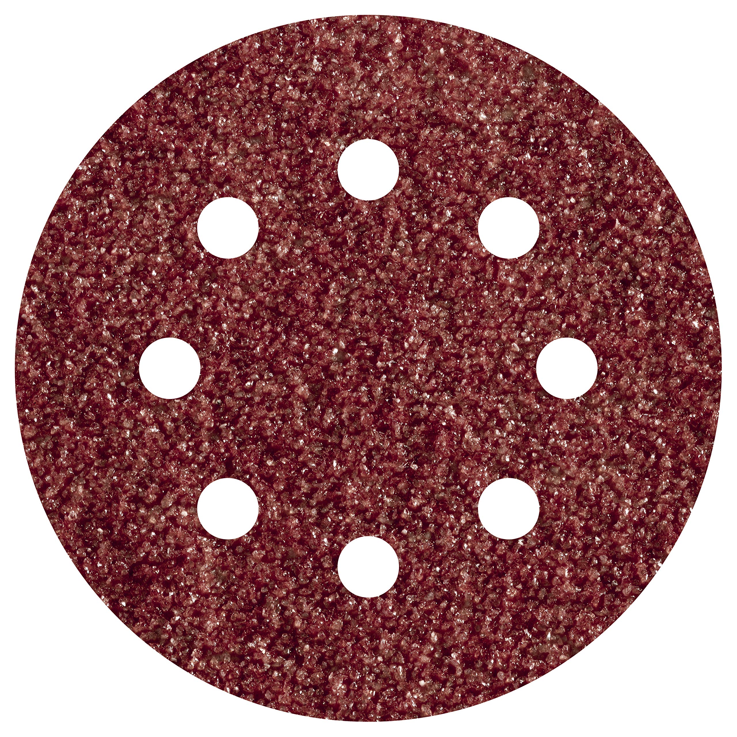 wolfcraft 25 Easy-Fix Sanding Discs for Wood/Metal, Ø 125 mm, grain 80 I 2070100