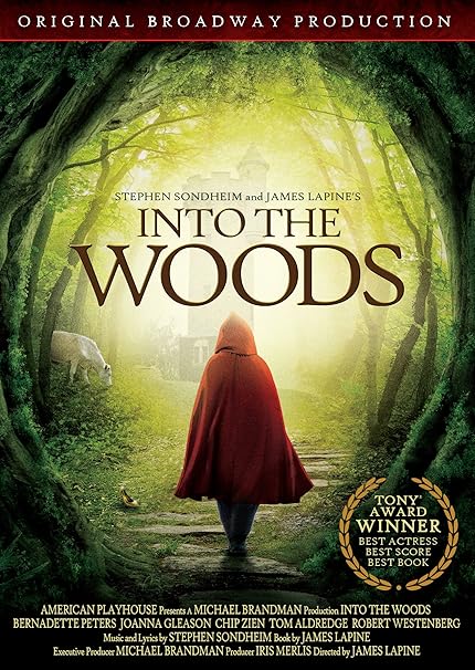 Amazon Com Into The Woods Stephen Sondheim Bernadette Peters Chip Zien Joanna Gleason Tom Aldredge Robert Westenberg James Lapine Movies Tv