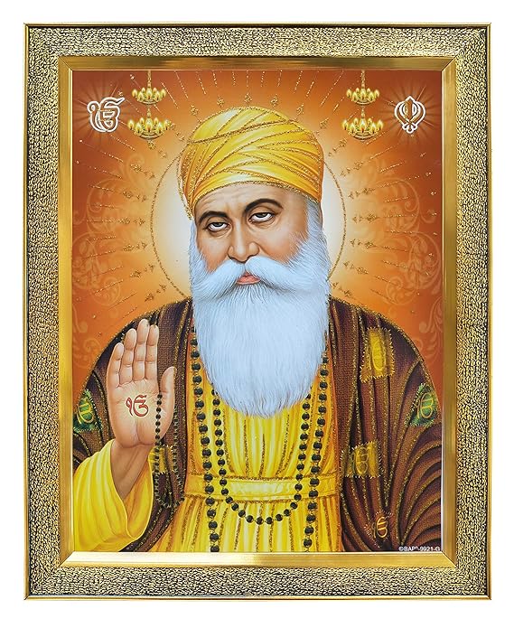 Buy KHANNA Guru Nanak dev ji Photo Frame for Wall Hanging/Gift/Temple/puja Room/Home Decor