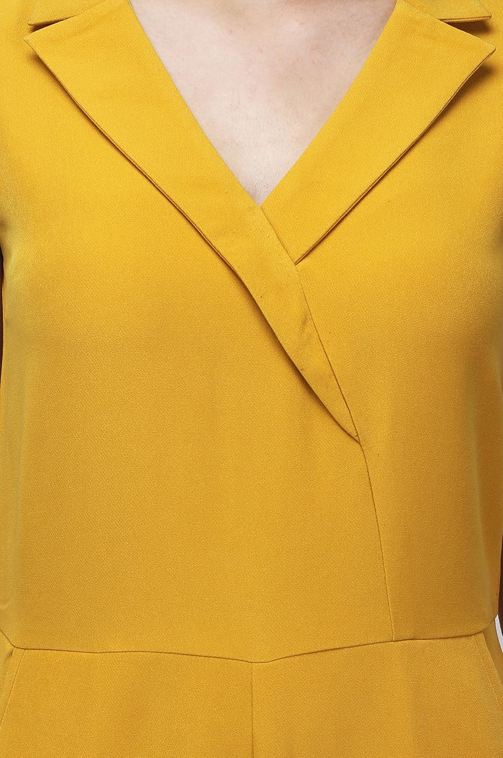 eavan women's blended mustard jumpsuit