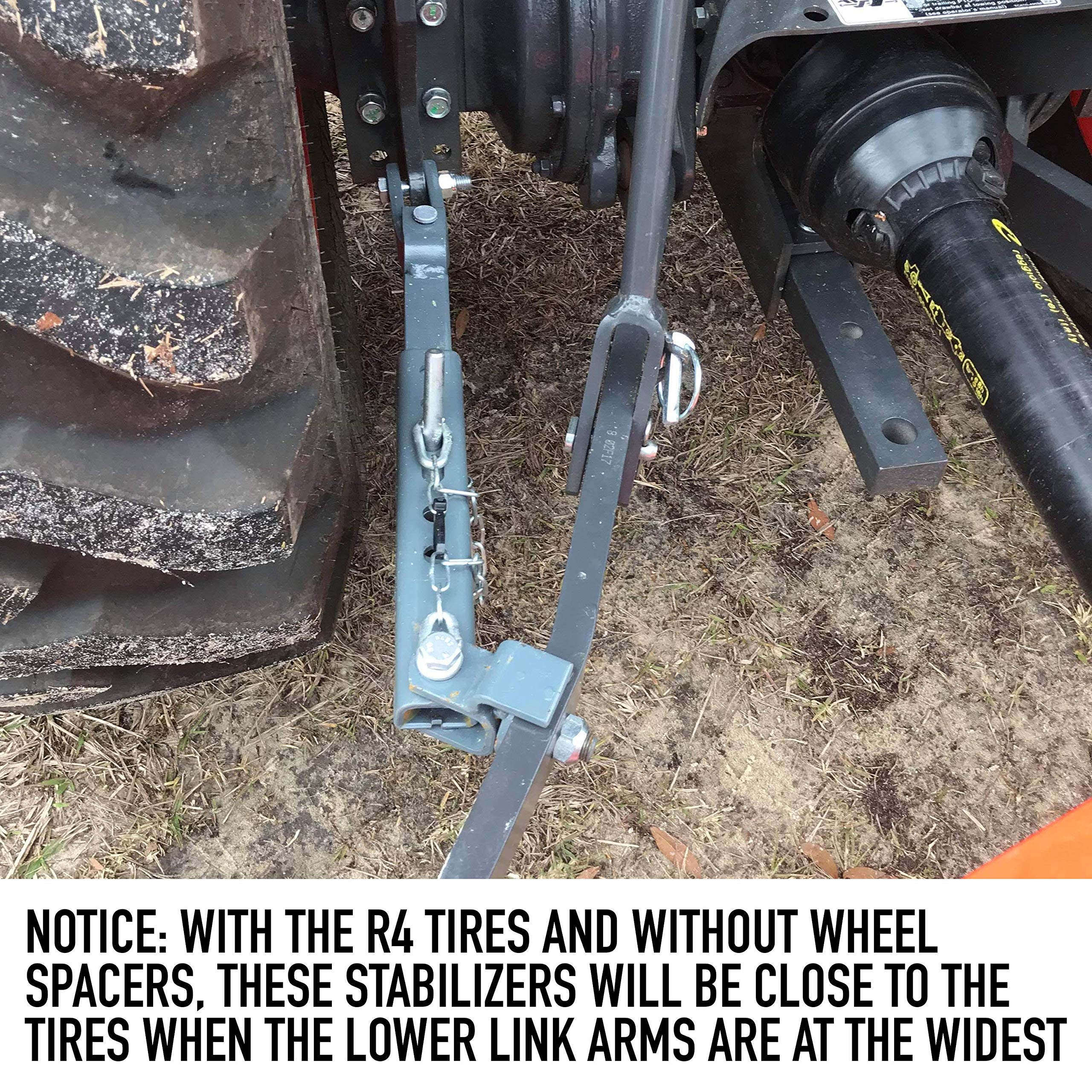 EL8430 Solid Telescopic Stabilizer For Kubota Tractor(s) L3700SU