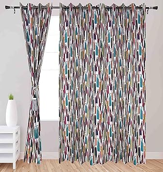Buy Urban Hues Color Burst Curtains Online At Low Prices In India