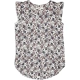 Loft Ann Taylor Women's Regular and Petite V-Neck Flutter Tank Blouse