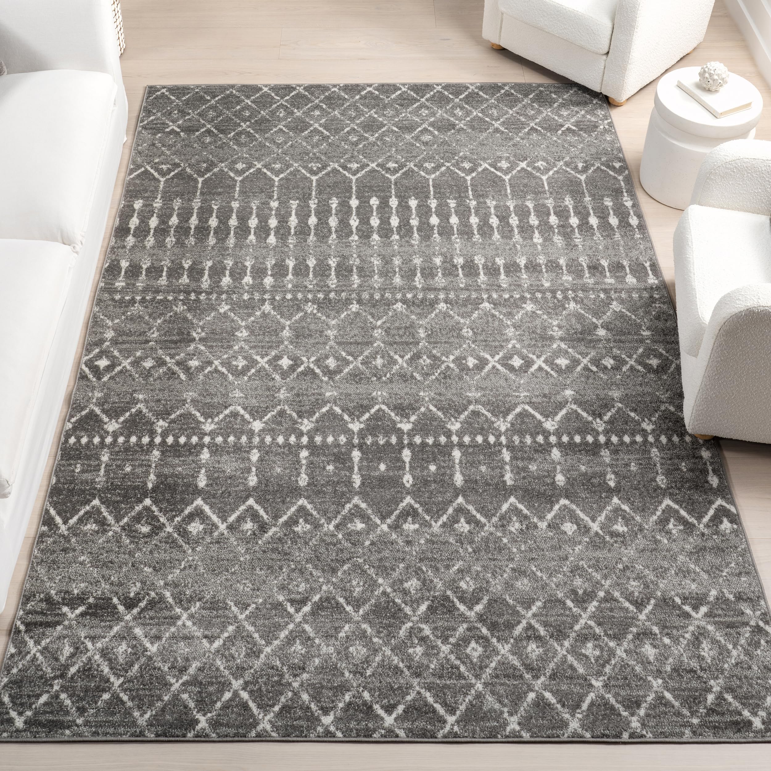 nuLOOM Moroccan Blythe Area Rug, 91 cm x 152 cm, Dark Grey