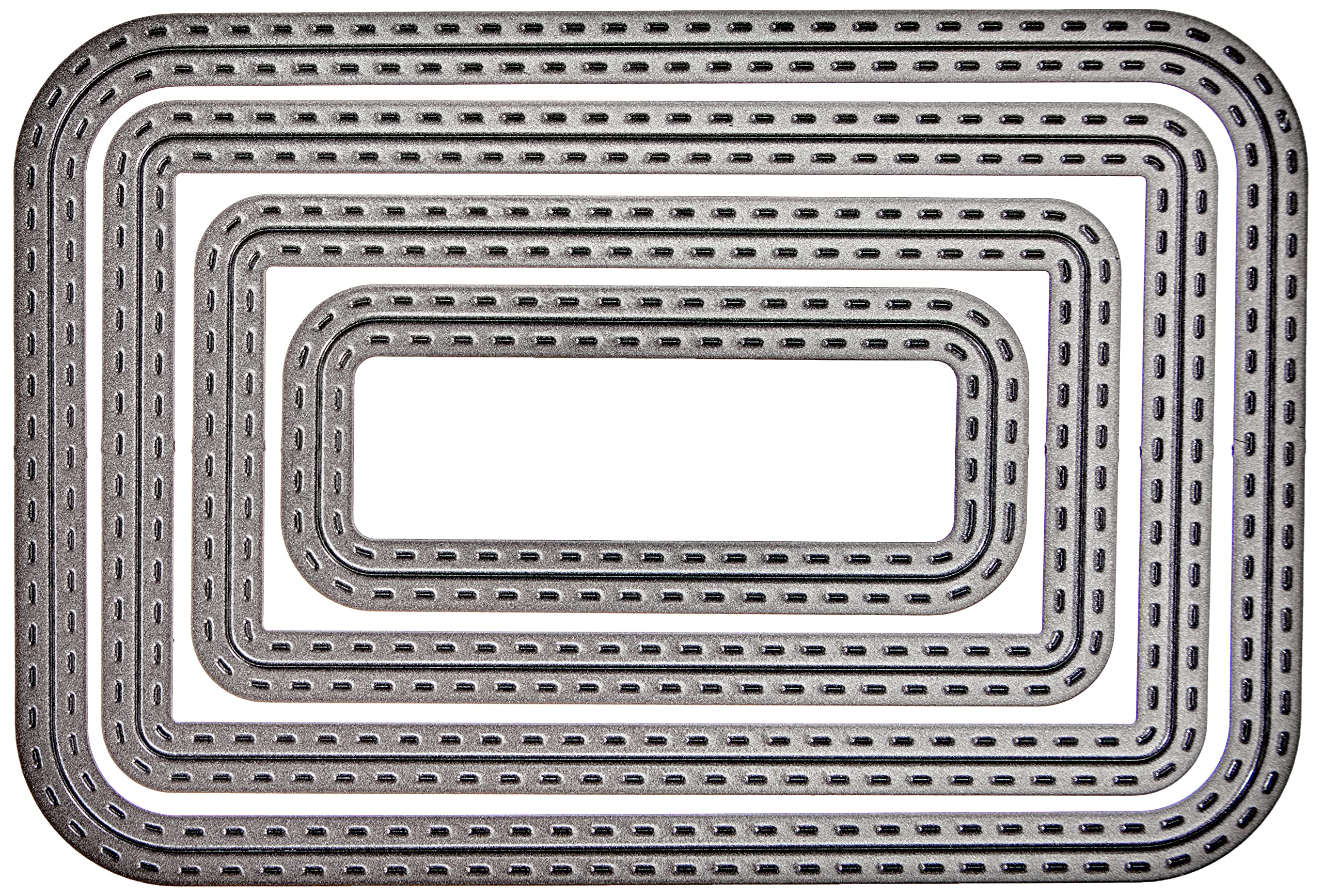 Marianne Design Craftables Basic Shapes Stitch Rectangle Die, Grey