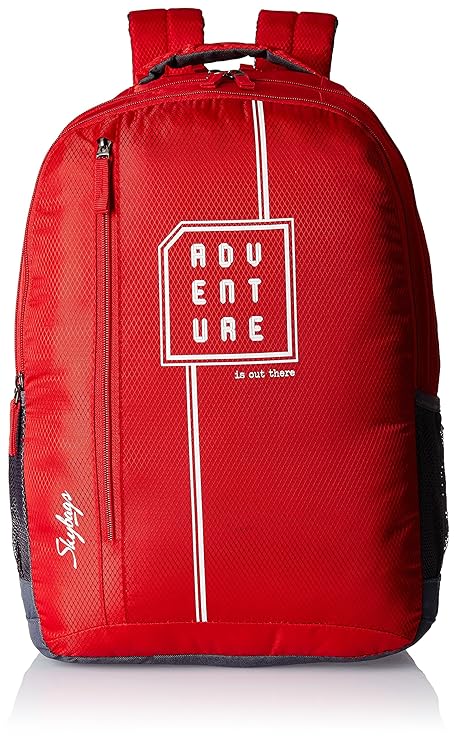 Skybags Pixel 01 31 Ltrs Red Polyester Casual Backpack