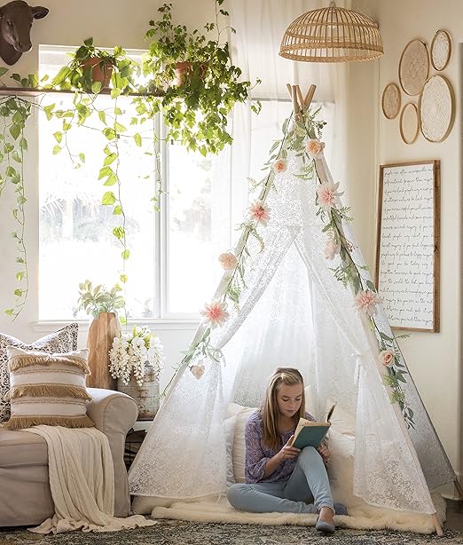 Tiny Land Tente De Luxe En Dentelle Pour Filles Et Adultes Xx L 7 De Haut 5 Poles En Dentelle Pour Interieur Et Exterieur Mariage Anniversaire Decoration Boheme Photographie Amazon Ca Terrasse Et Jardin Tiny Land Tente De Luxe En Dentelle Pour Filles Et Adultes Xx L 7 De Haut 5 Poles En Dentelle Pour Interieur Et Exterieur Mariage Anniversaire Decoration Boheme Photographie Amazon Ca Terrasse Et Jardin