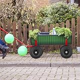 Relaxdays 2x Solid Rubber Wheelbarrow Tyres 4.1/3.5-4" 16mm Axle Puncture-Proof view 5