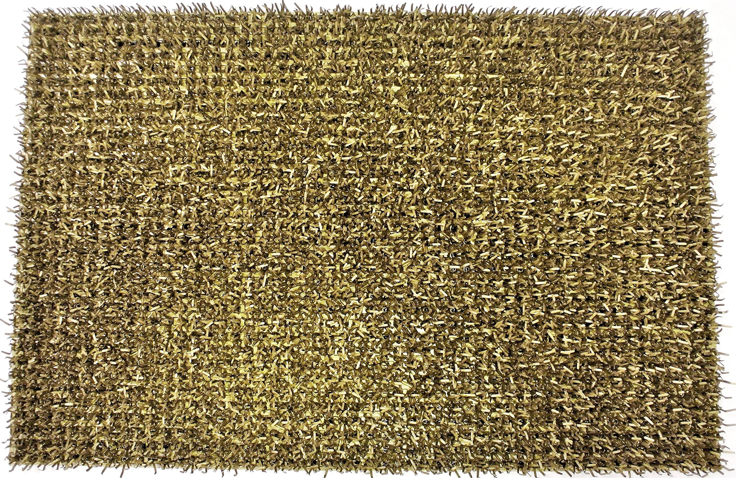 AstroTurf 10187311FG 40 x 60 cm Classic High Performance Outdoor Scraper Doormat - Metallic Gold