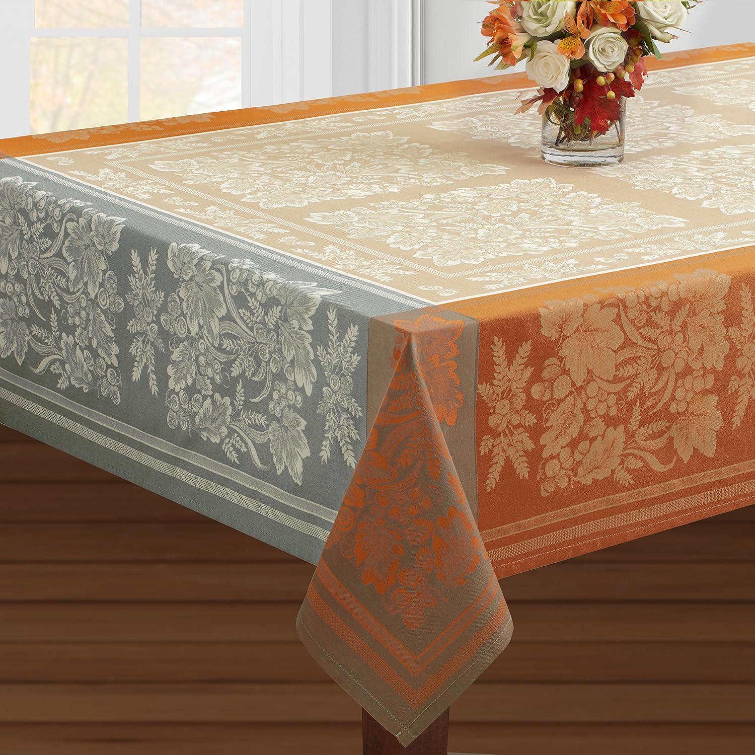 Benson Mills Gathering Harvest Engineered Jacquard Napkins (18" X 18" Napkins Set of 4, Taupe): Home & Kitchen