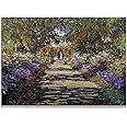 Pathway in Monet's Garden at Giverny, 1901 Canvas Prints Wrapped Gallery Wall Art | Stretched and Framed Ready to Hang 36X48