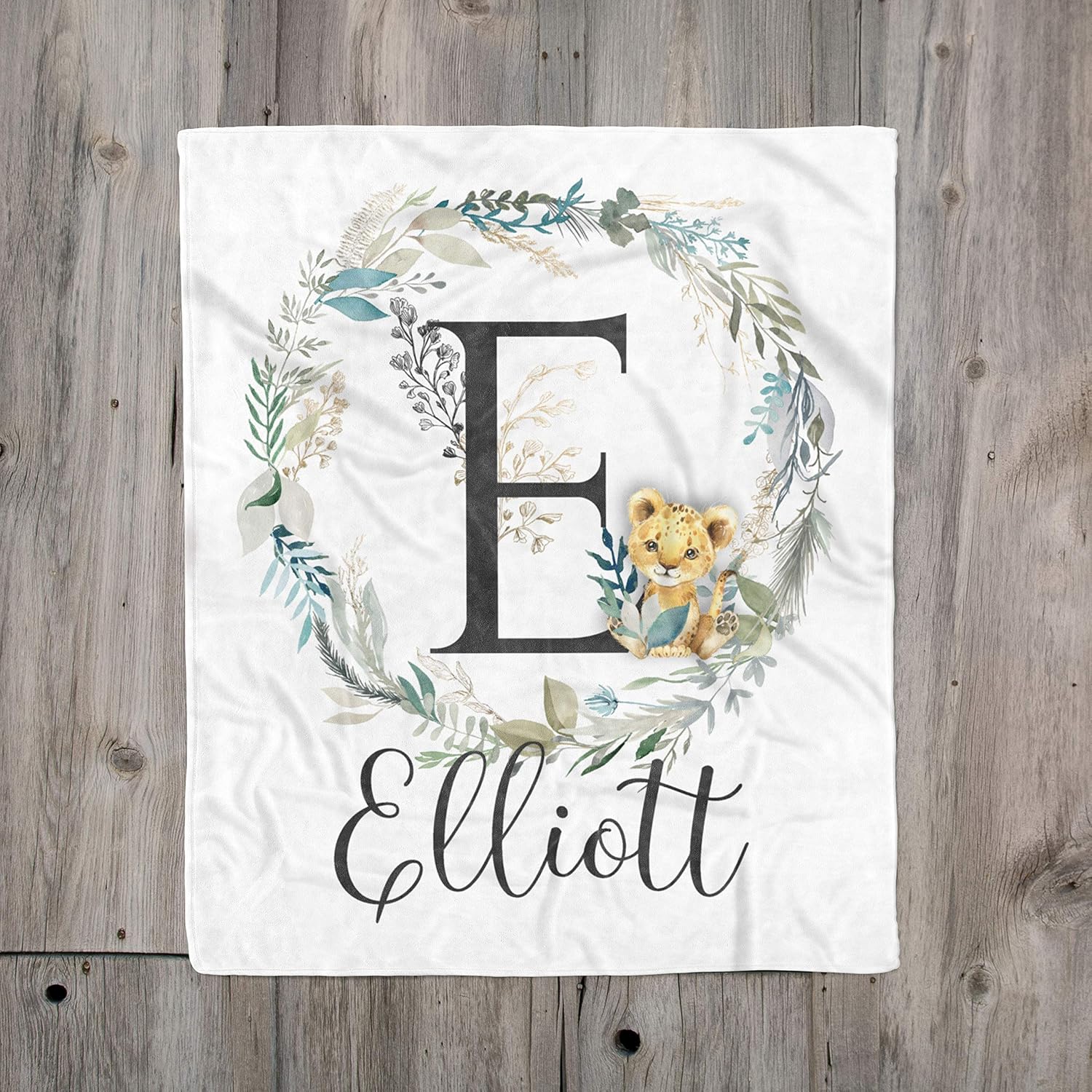 monogrammed baby blankets