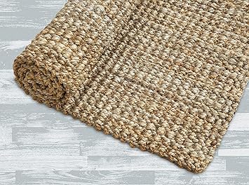 Amazon Com Iron Gate Handspun Jute Area Rug 7 6x9 6 Hand Woven By