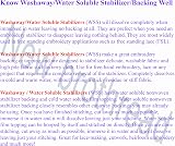 New brothread Wash Away Water Soluble Stabilizer 10in x 3yd Light 40gm view 3