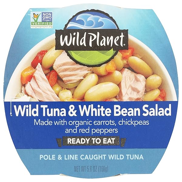 WILD PLANET READY-TO-EAT WILD TUNA WHITE BEAN SALAD...
