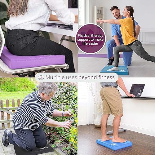 Clever Yoga Balance Pad Non-Slip Foam Pad for Yoga, Exercise