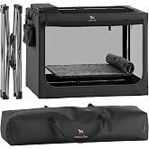 Noah & Paw Collapsible Dog Crate 42 Inch, XXL Dog Crate for XXL, XL, Large Breeds, Travel Kennel for Car, Includes Pet Mat fo